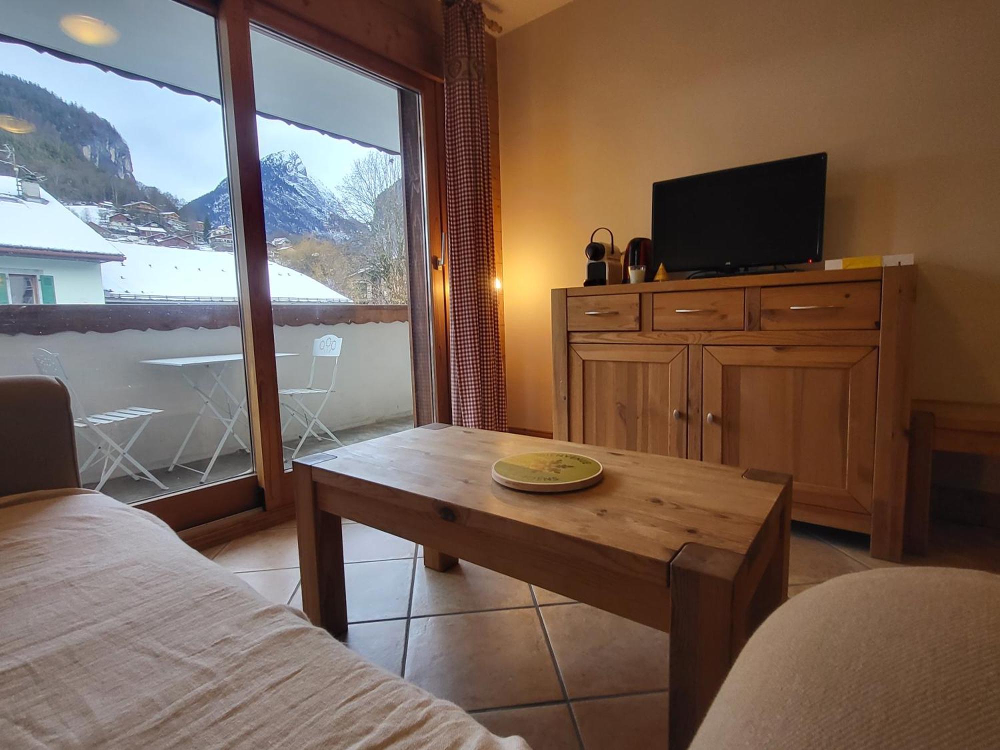 Ecrins A4, 1 Bedroom Apartment With Bunk Room, Central Samoëns Kültér fotó
